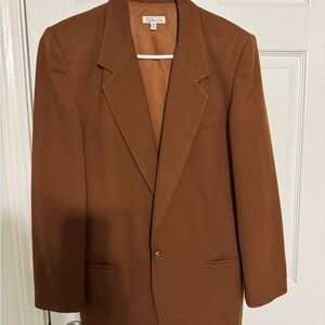 Talbots Brown Sport Coat Classic Notched Lapel
